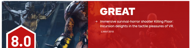 触觉爽爆了! 《杀戮空间:入侵》获IGN 8.0分好评