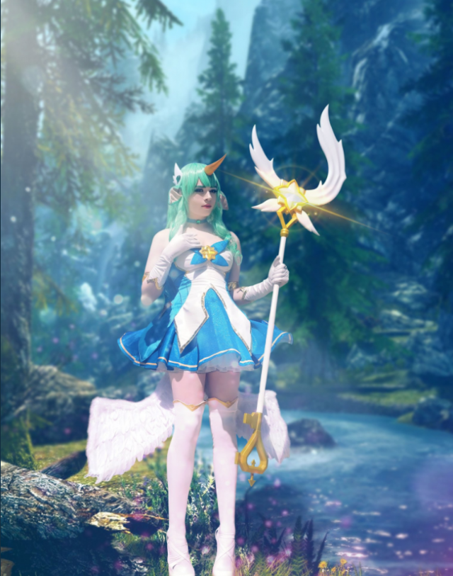 雌雄难辨! 女装大佬Cos星之守护索拉卡可爱爆表