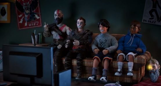 PS4 Pro趣味广告 奎爷陪儿子畅玩《战神4》