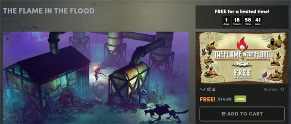 Humble春季特卖活动《洪潮之焰》免费玩