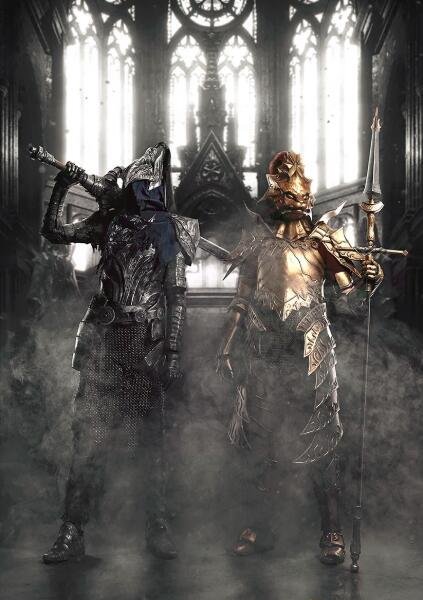 还原度爆表! 国外《黑暗之魂》太阳王四骑士酷炫COS大赏