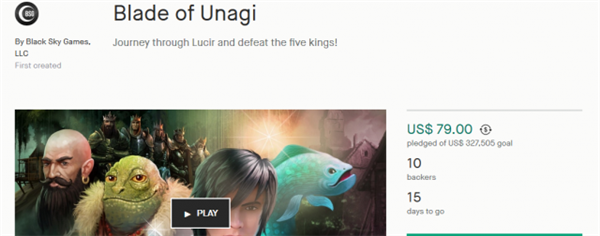 画风清奇! 神秘动作新游《鳗鱼之刃》开启众筹