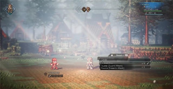 Switch独占《八方旅人》超长流程演示 玩法丰富可捕野兽