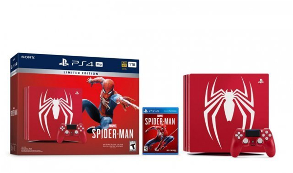帅爆! 索尼为《蜘蛛侠》推出限定版PS4 Pro游戏机