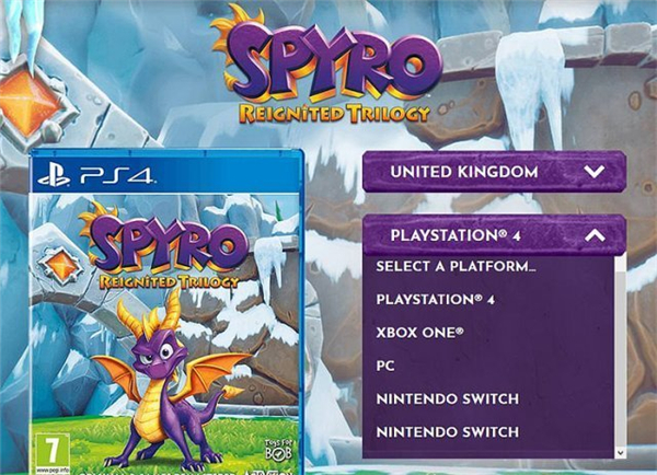 官网泄密《小龙斯派罗三部曲》或将登陆PC和Switch