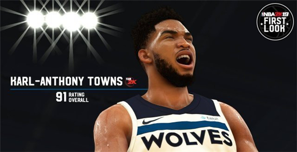 充满未来! 《NBA 2K19》森林狼唐斯超预期91分