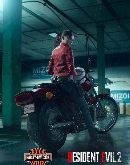 《生化危机2》克莱尔新图曝光 哈雷戴维森帅炸