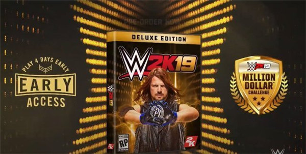 《WWE 2K19》新增TOWER模式 对战19个WWE高手赚百万美金