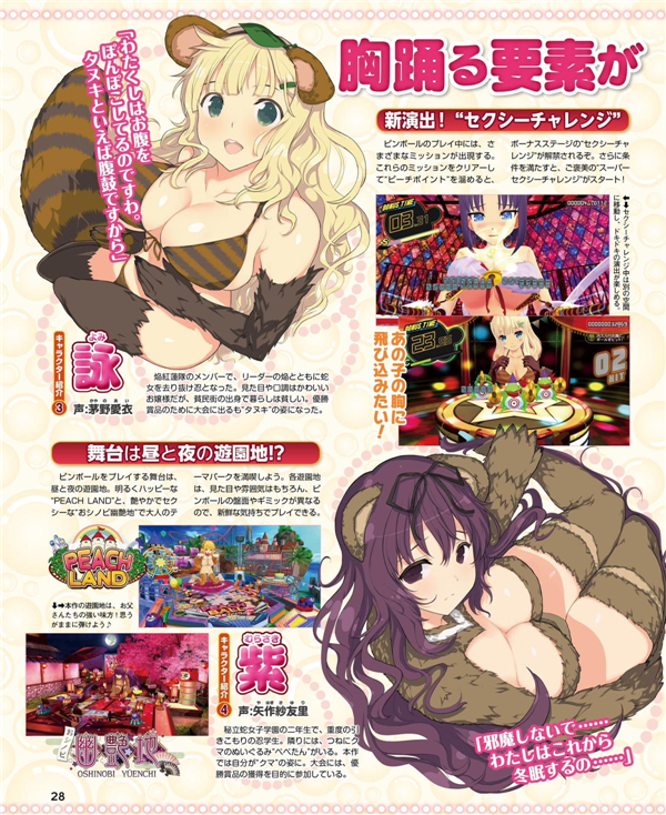 绅士游戏《闪乱神乐:桃球》年底将上市 超级性感挑战福利满满