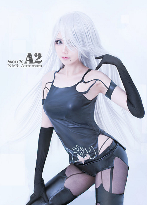 《尼尔:机械纪元》A2小姐姐神级cos 颜值惊艳身材完美