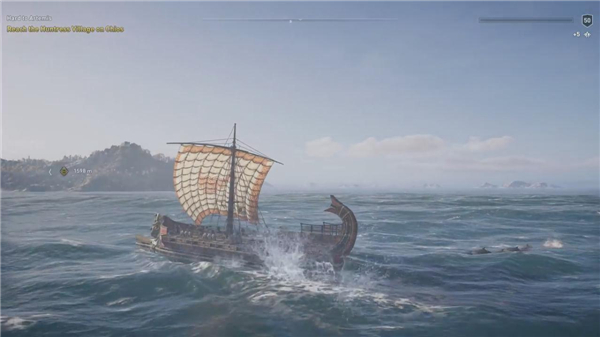 《刺客信条：奥德赛》主角激战美杜莎 不小心就被石化