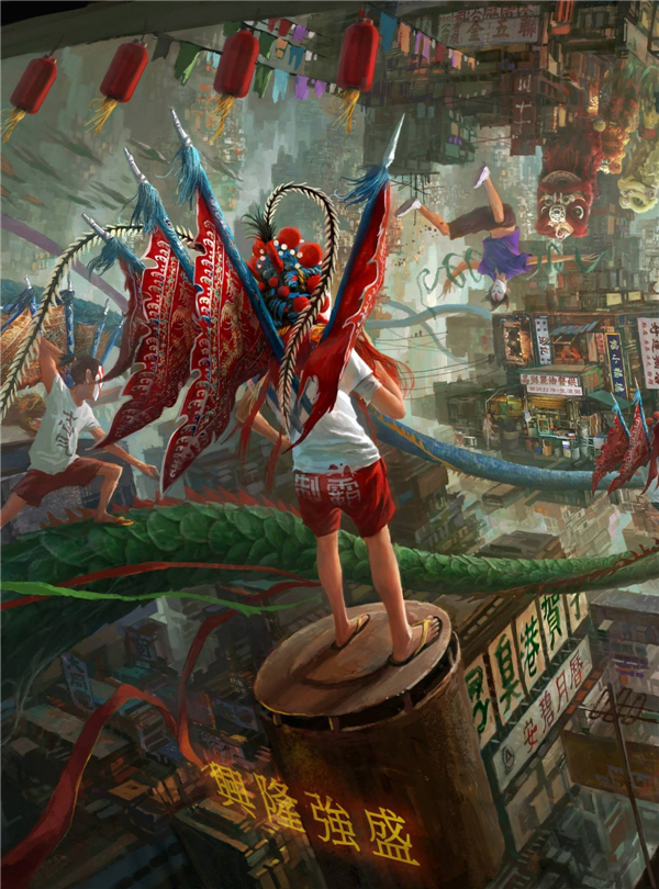 震撼! 华人画师概念原画欣赏 曾参与索尼和暴雪游戏开发