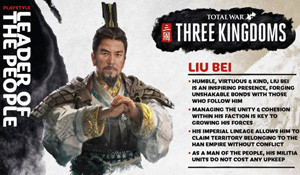 《三国:全面战争》刘备人设详情 爱民如子的汉室后裔