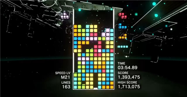 世界第一选手玩《俄罗斯方块:效应》 超神反应令人惊叹