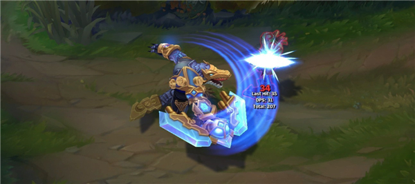 LOL海克斯鳄鱼皮肤演示 霸气测漏科技感十足