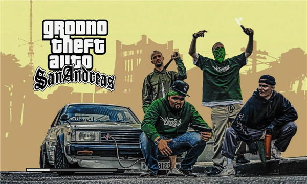 玩家自制《GTA:SA》真人短片 路人对墙狂奔极致还原