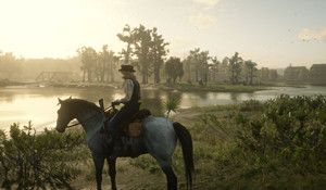 《荒野大镖客OL》实机截图曝光 可自定义角色可偷马