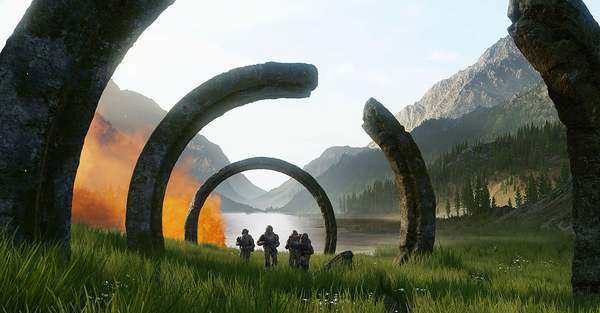 《光环:无限》新概念艺术图 浩瀚星空景色美如画