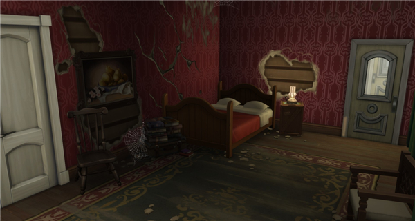 玩家在《模拟人生4》中再现《大镖客2》豪宅 细节逼真