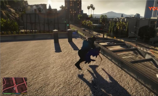 大神打造《GTA5》毒液MOD 一口咬掉蜘蛛侠的脑袋