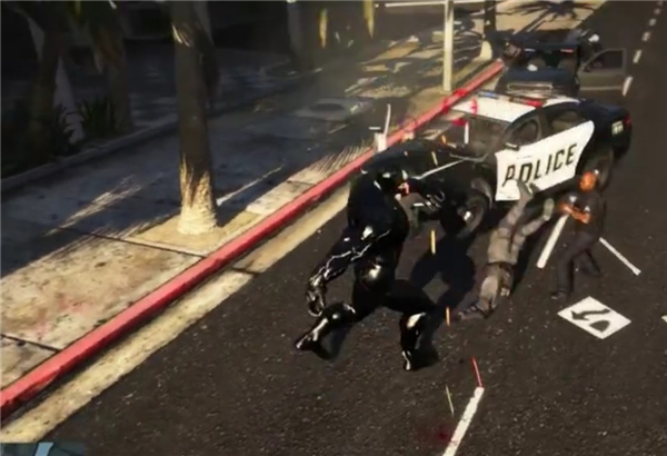 大神打造《GTA5》毒液MOD 一口咬掉蜘蛛侠的脑袋