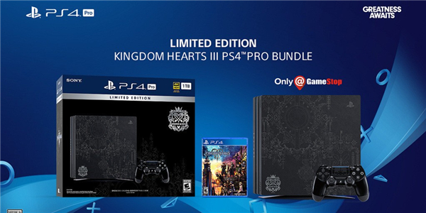 《王国之心3》限定版PS4Pro开启预购 售价400美元