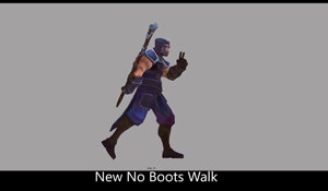 LOL厄运小姐新奔跑动作 气势汹汹十分有范