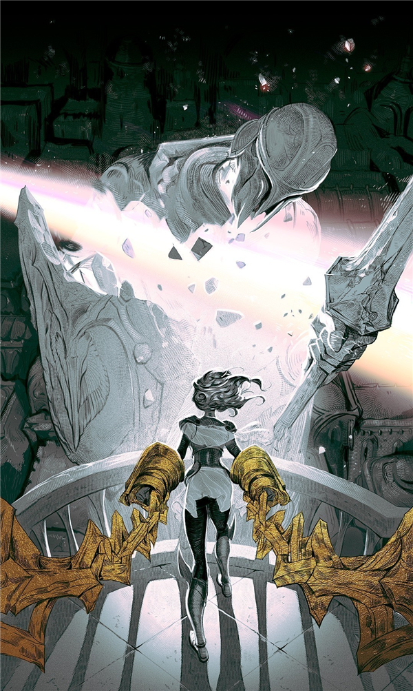 LOL新英雄暗示图放出 德玛西亚四英雄均被金色锁链捆绑