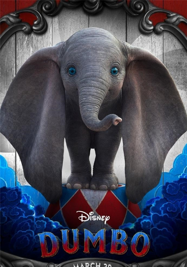 迪士尼真人版《小飞象》角色海报公布 肥头大耳惹人爱