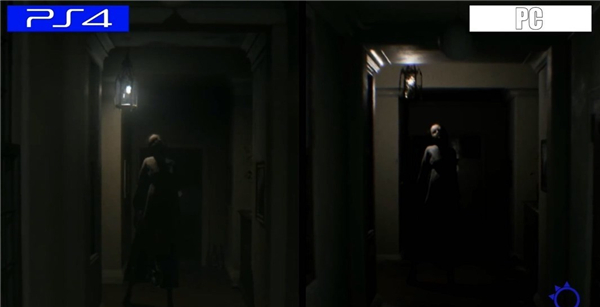 玩家自制《P.T.》与原版对比 后者画面更黑暗阴森