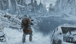 《地铁:离去》官方新截图 冰冻废土壮美末日奇观