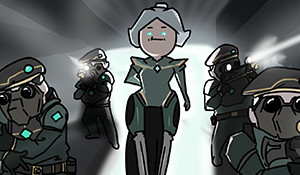 大神自制LOL觉醒CG卡通版 御姐卡蜜尔变白发老奶奶