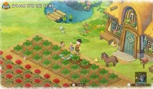 《哆啦A梦:大雄的牧场物语》新截图 收割庄稼来赚钱