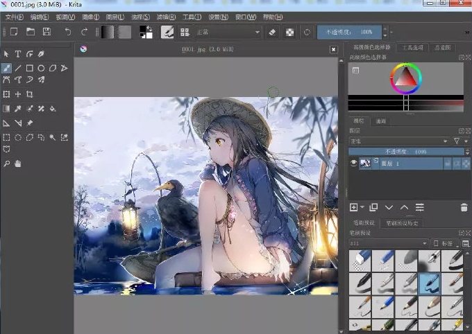 Krita开源数字绘画软件1