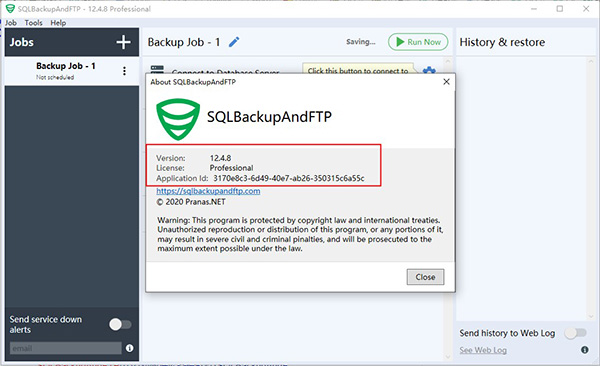 SQLBackupAndFTP(数据库备份软件)1