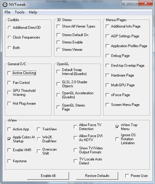 NVTweak(N卡调节工具)2