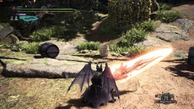 怪物猎人世界冰原武器激光效果MOD1