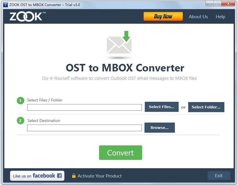 ZOOK OST to MBOX Converter0