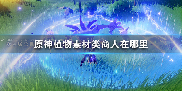 原神手游植物素材类商人在哪里
