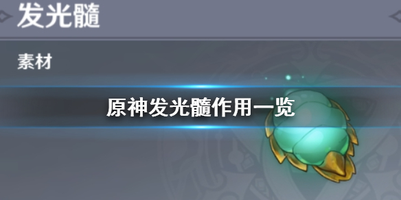 原神手游发光髓有什么用