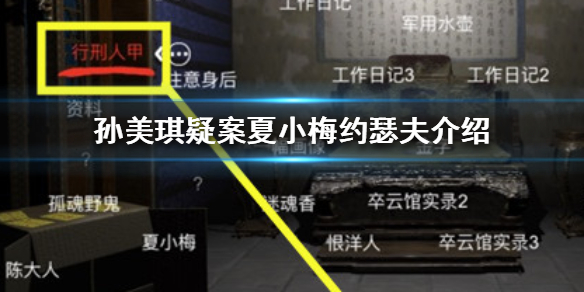 孙美琪疑案夏小梅约瑟夫线索在哪