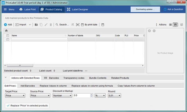 PriceLabel标签设计打印软件1