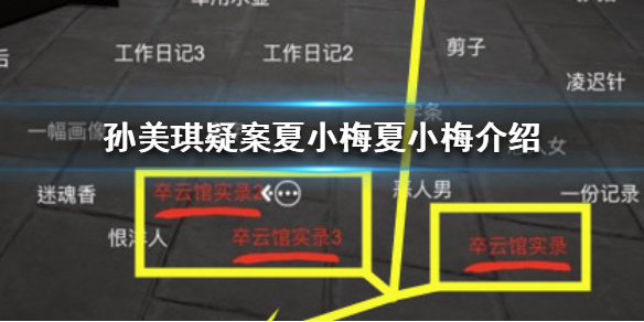 孙美琪疑案夏小梅夏小梅线索在哪