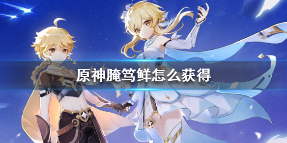 原神手游腌笃鲜怎么获得