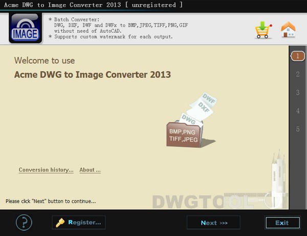 Acme DWG to Image Converter(DWG到图像转换器)1
