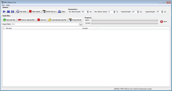 MP3 Silence Cut(MP3剪切工具)1