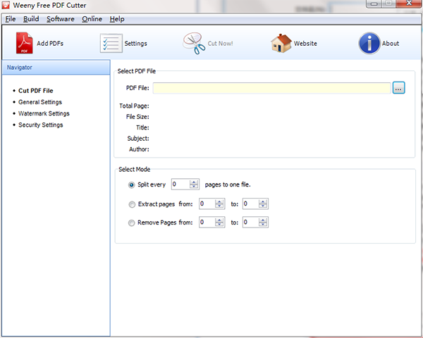 Weeny Free PDF Cutter1