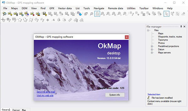 OkMap Desktop 17.10.6 for windows instal