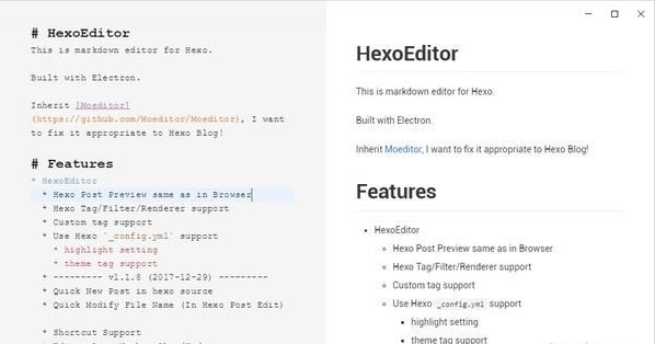 HexoEditor(Markdown编辑器)