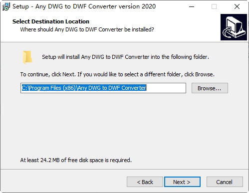 Any DWG to DWF Converter(DWG转DWF转换器)1